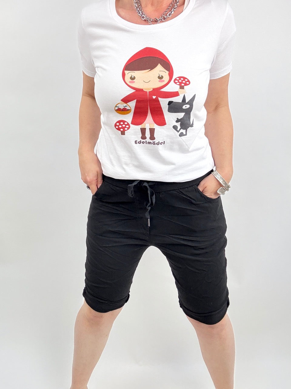 Jogpants Short Nice Style Schwarz