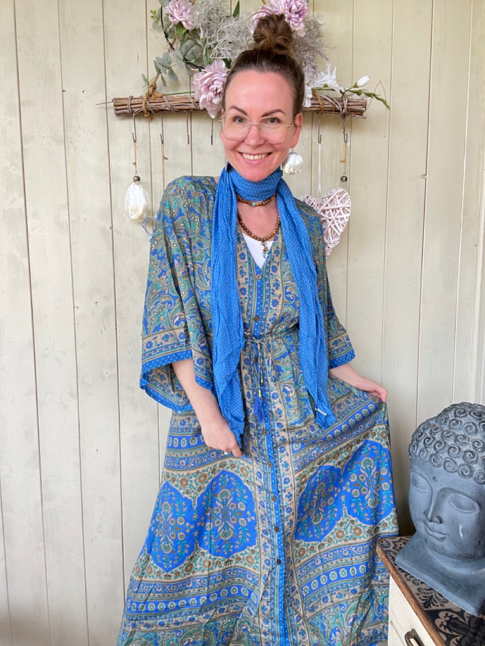 Kleid Holiday Vibes Blau