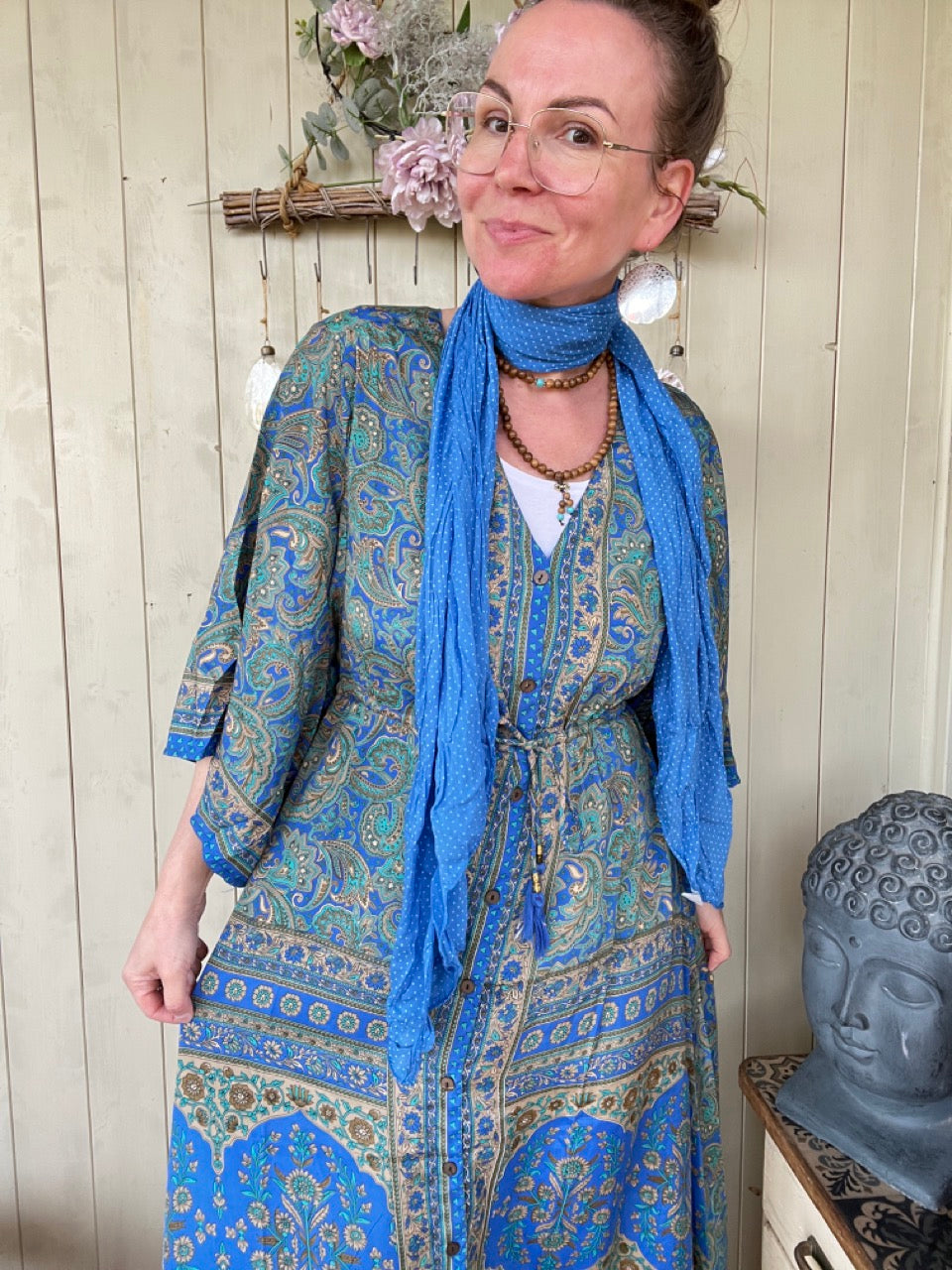 Kleid Holiday Vibes Blau