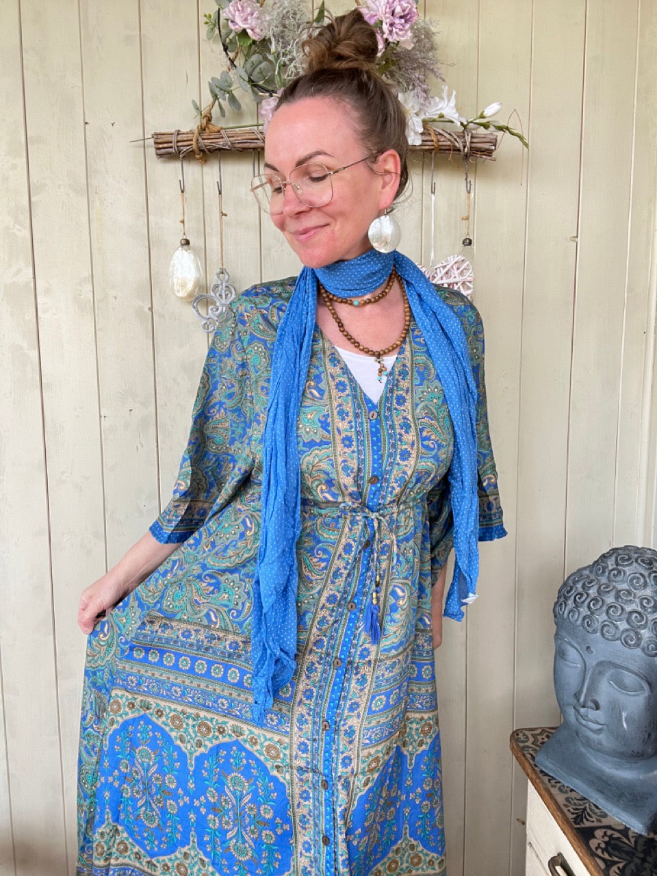Kleid Holiday Vibes Blau