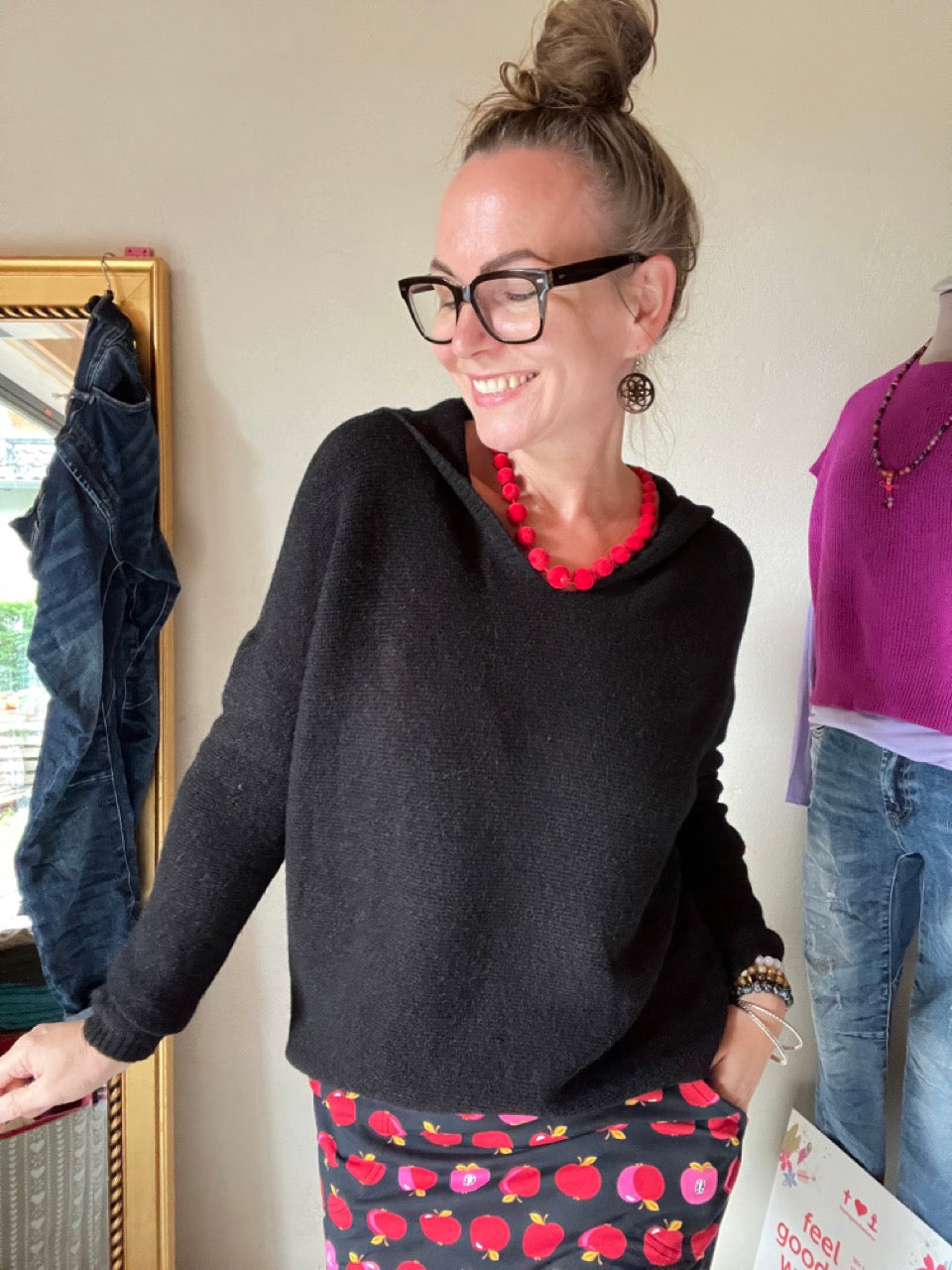 Pulli Schöne Zeit Schwarz