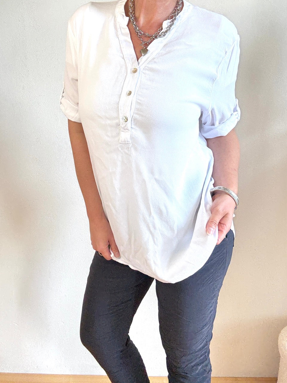 Bluse Lena Weiß