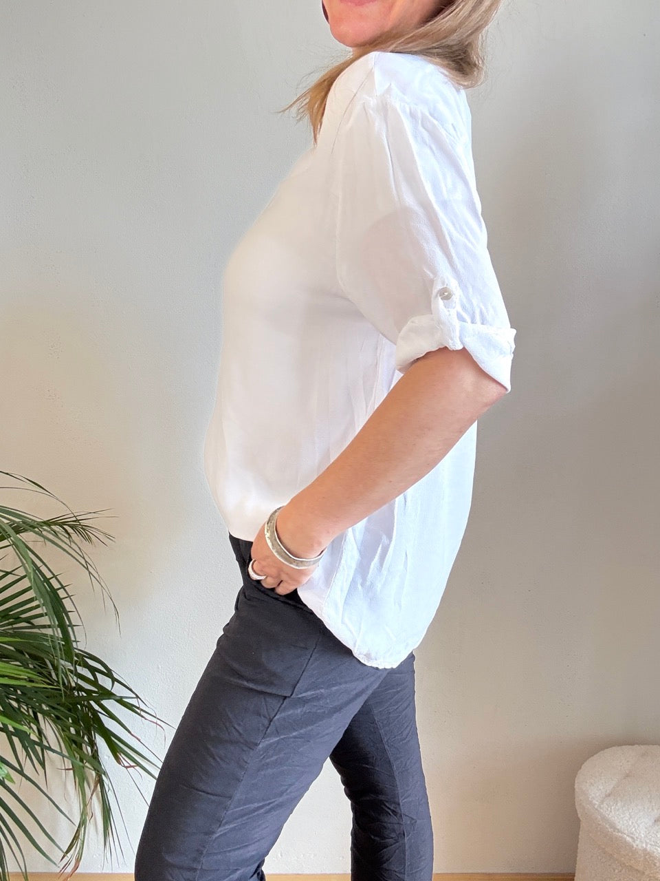Bluse Lena Weiß
