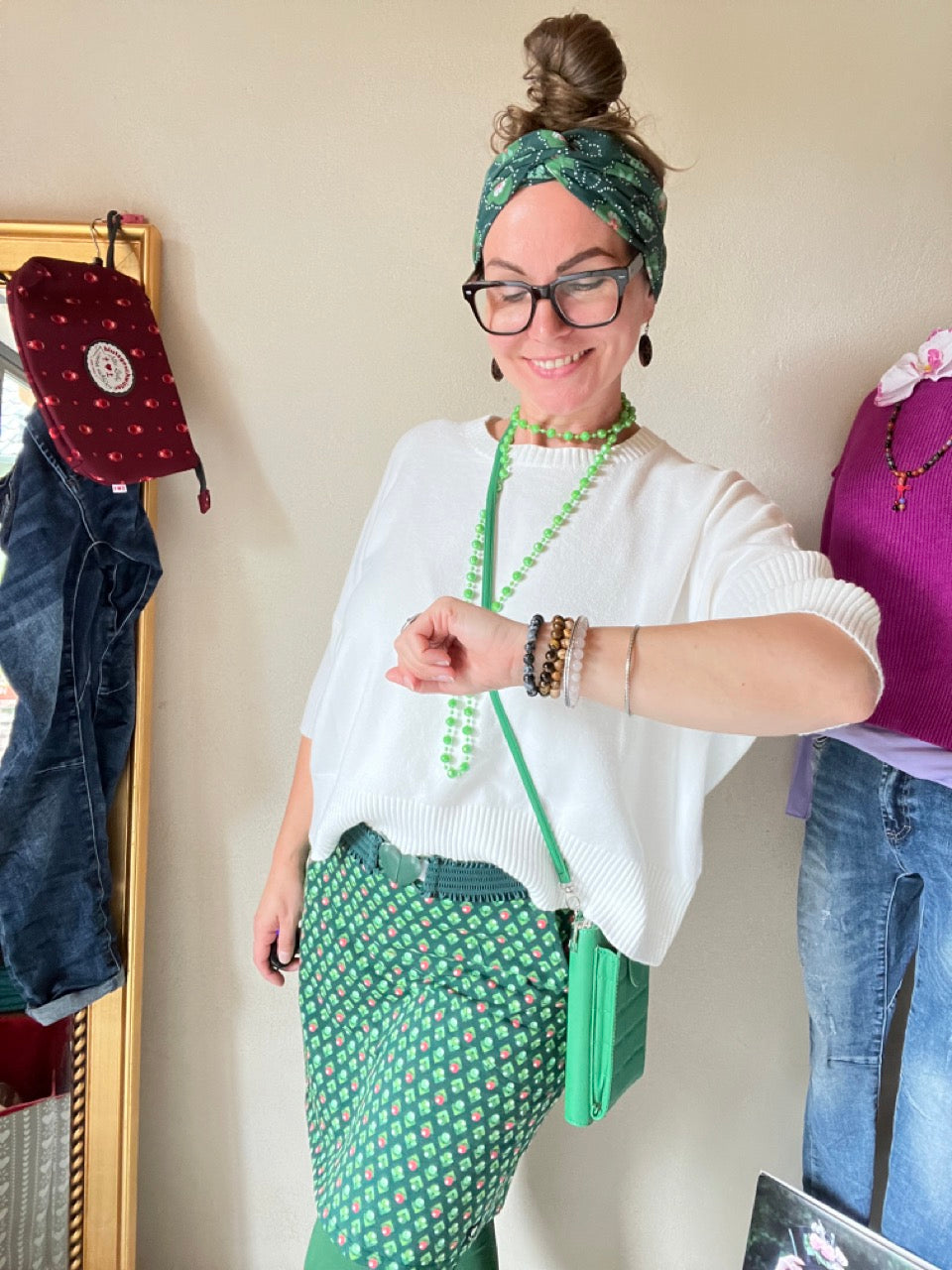 Pulli Frida Frohsinn Wollweiß