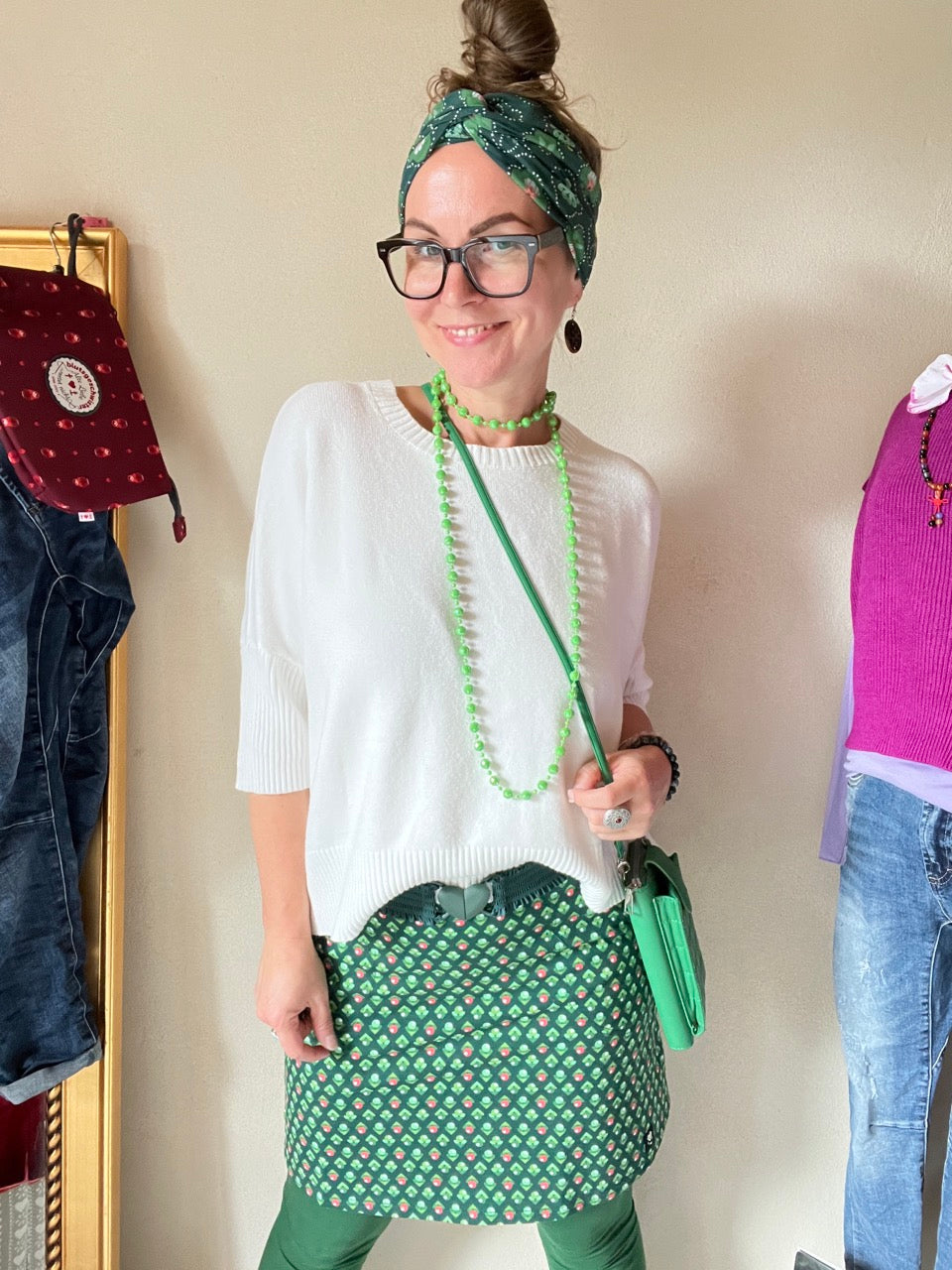 Pulli Frida Frohsinn Wollweiß