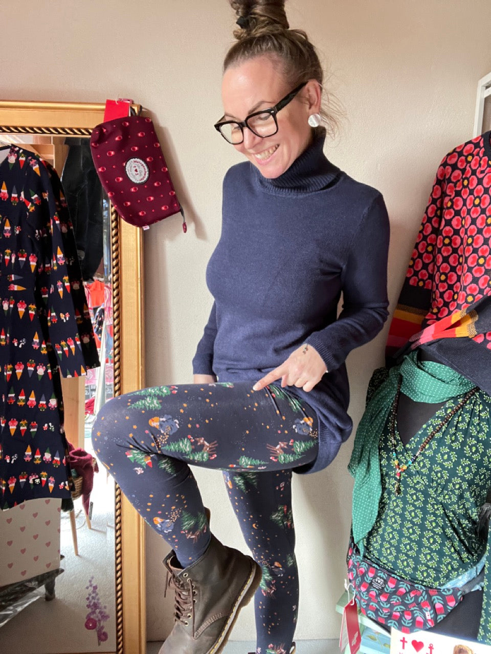 Leggings Sternstunde Blau
