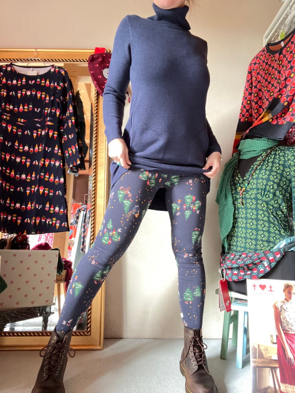 Leggings Sternstunde Blau