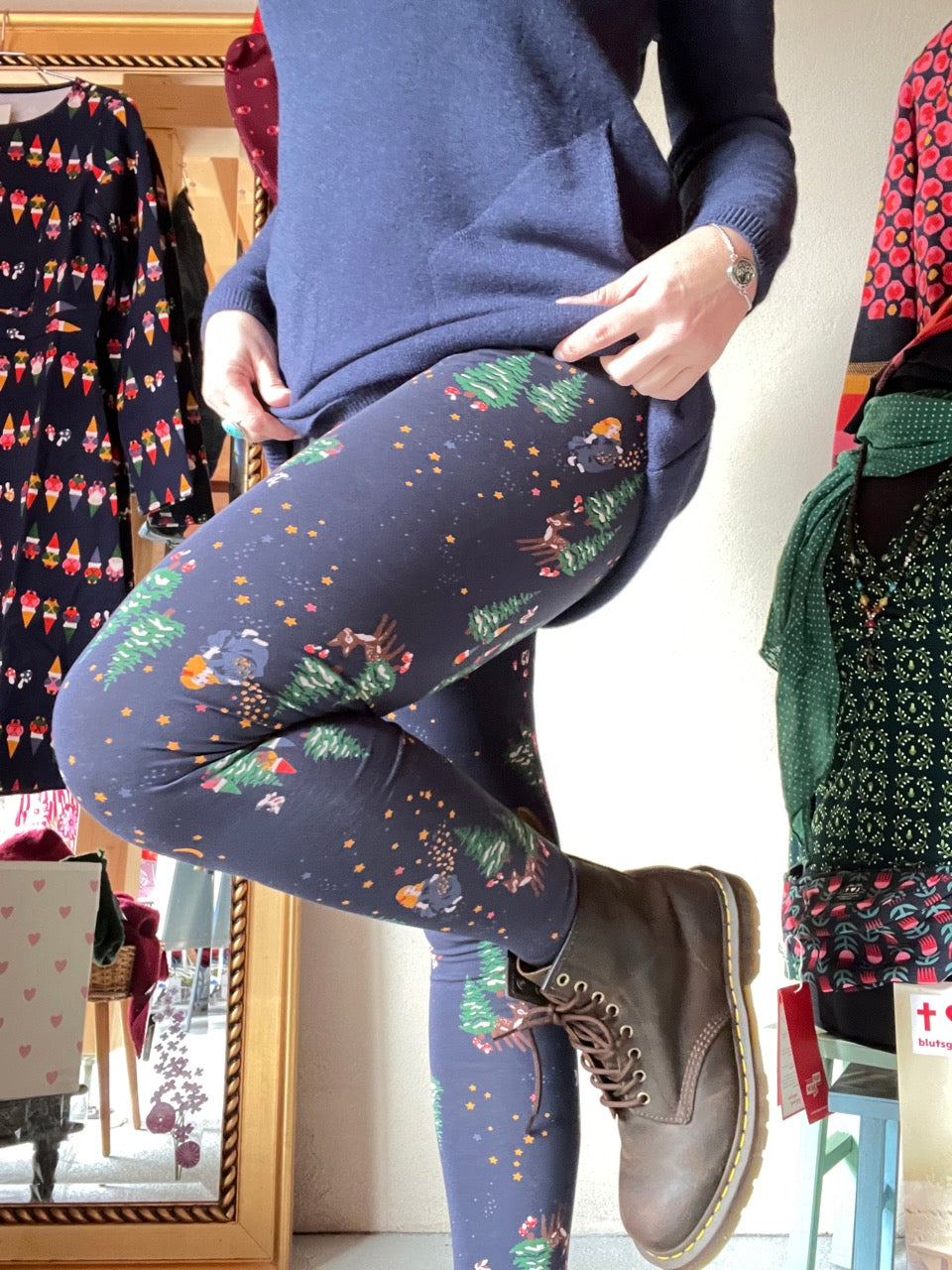 Leggings Sternstunde Blau