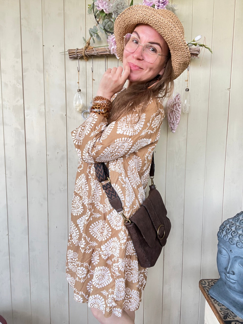 Kleid Tunika Morgenstund Karamel