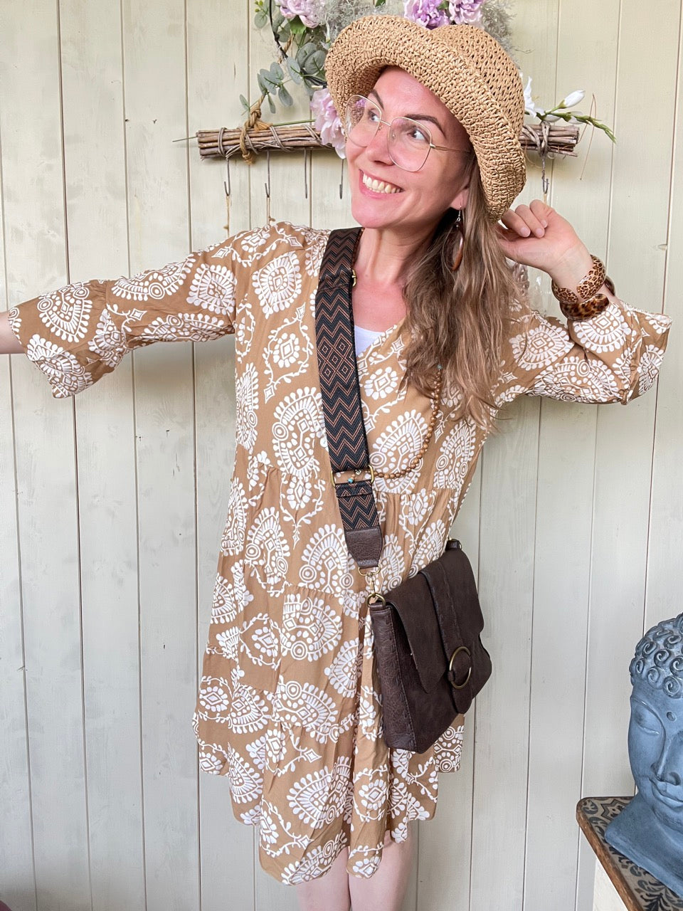 Kleid Tunika Morgenstund Karamel