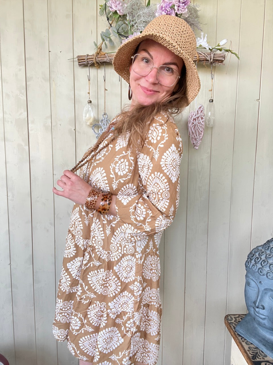 Kleid Tunika Morgenstund Karamel