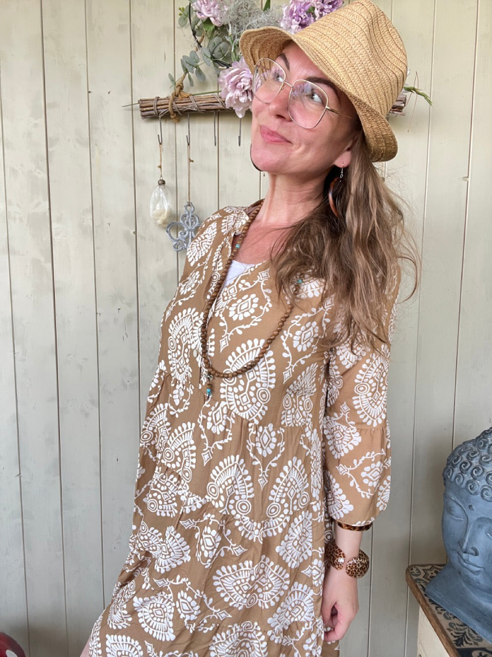 Kleid Tunika Morgenstund Karamel