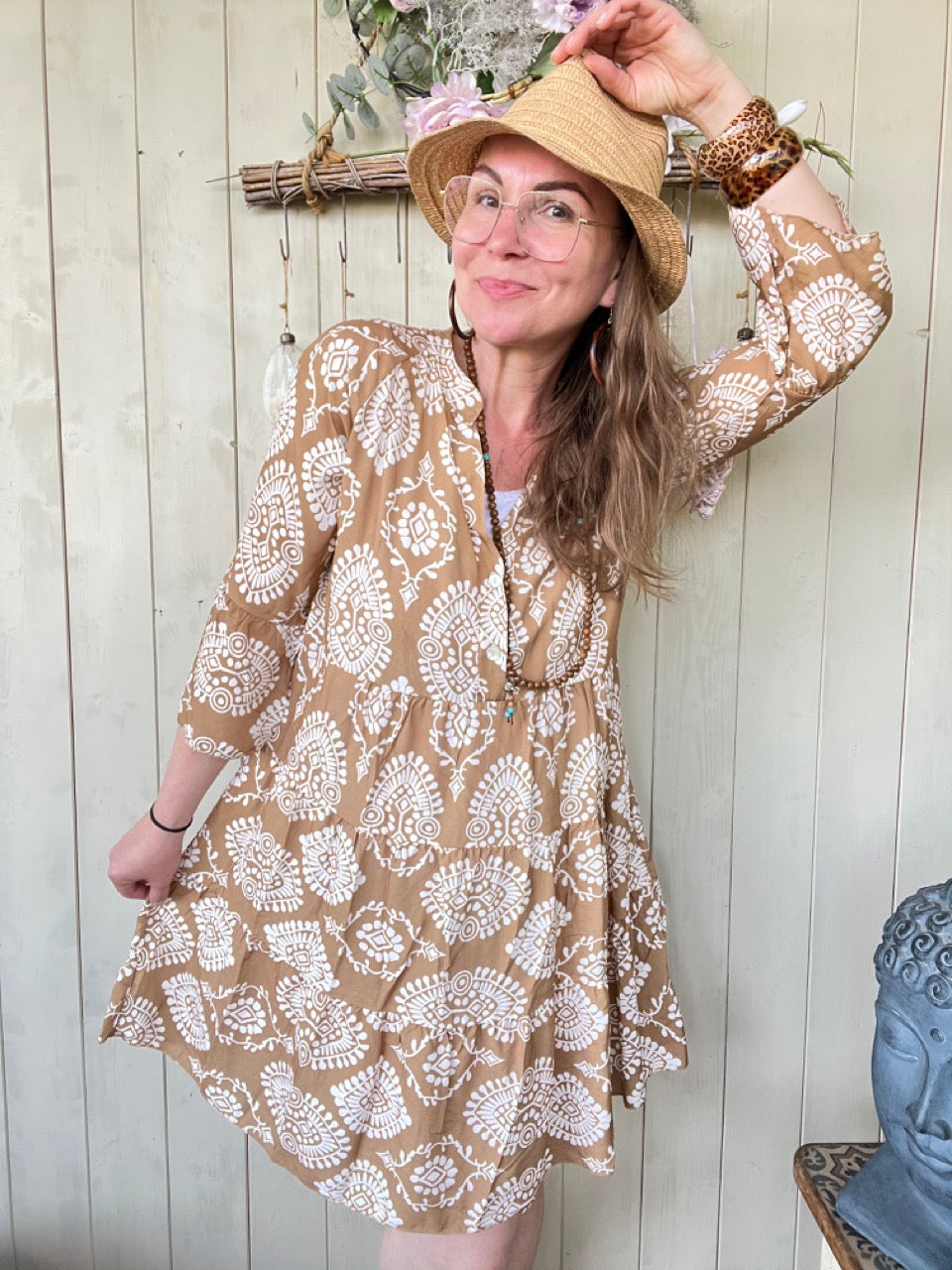 Kleid Tunika Morgenstund Karamel