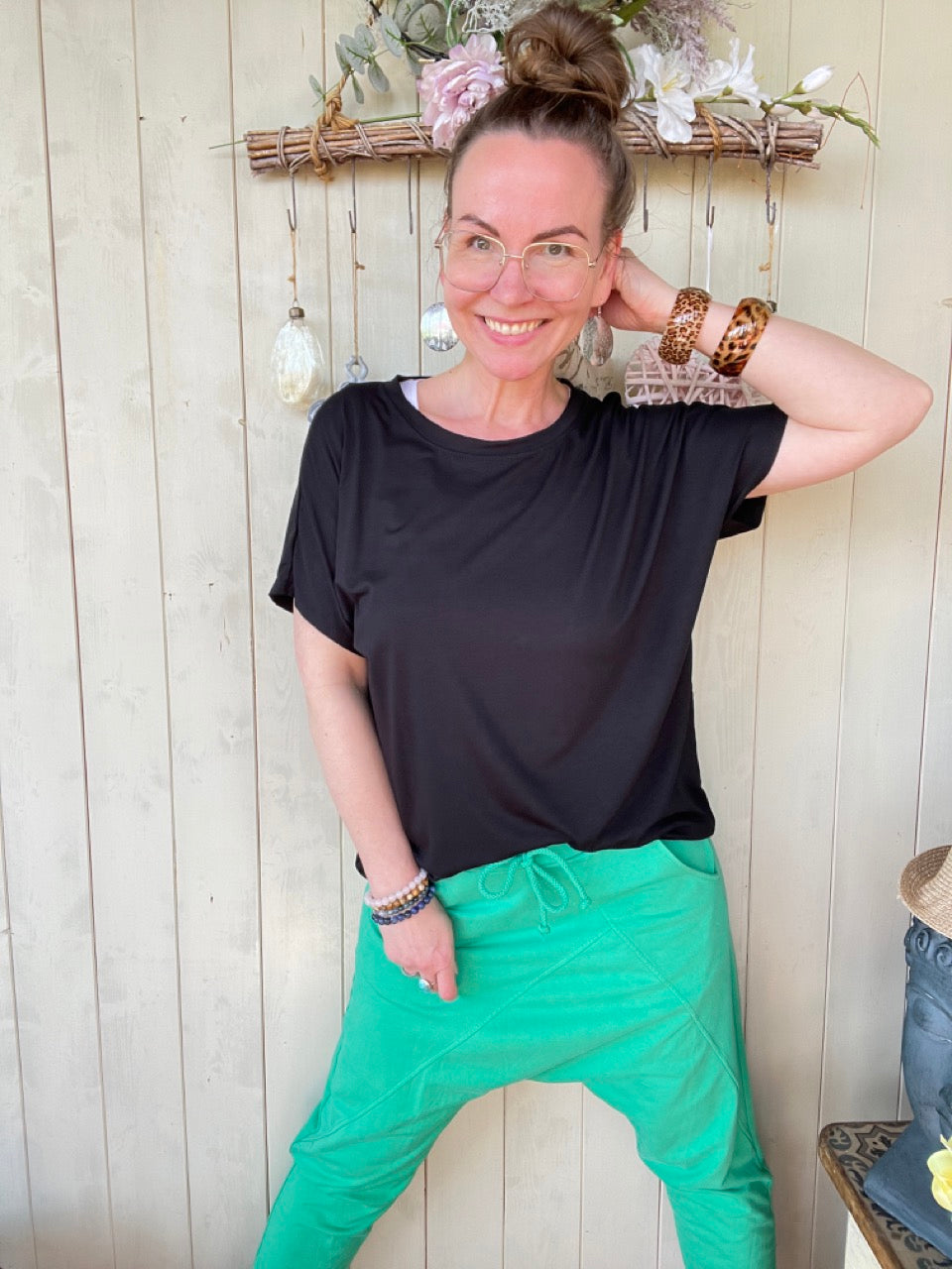 Shirt Lilo Obenschön Schwarz