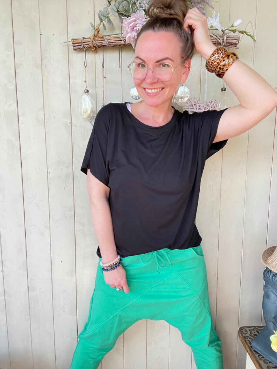 Shirt Lilo Obenschön Schwarz