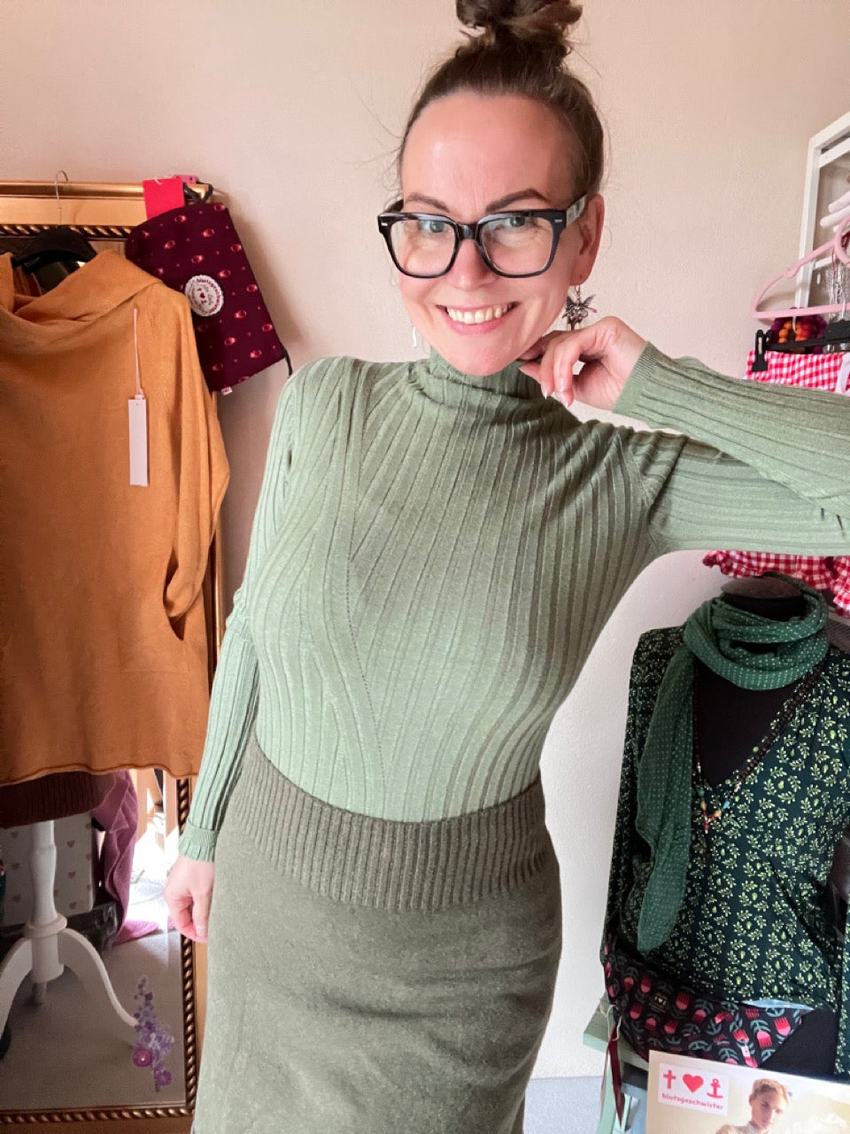 Pulli Sinja Olive Grün