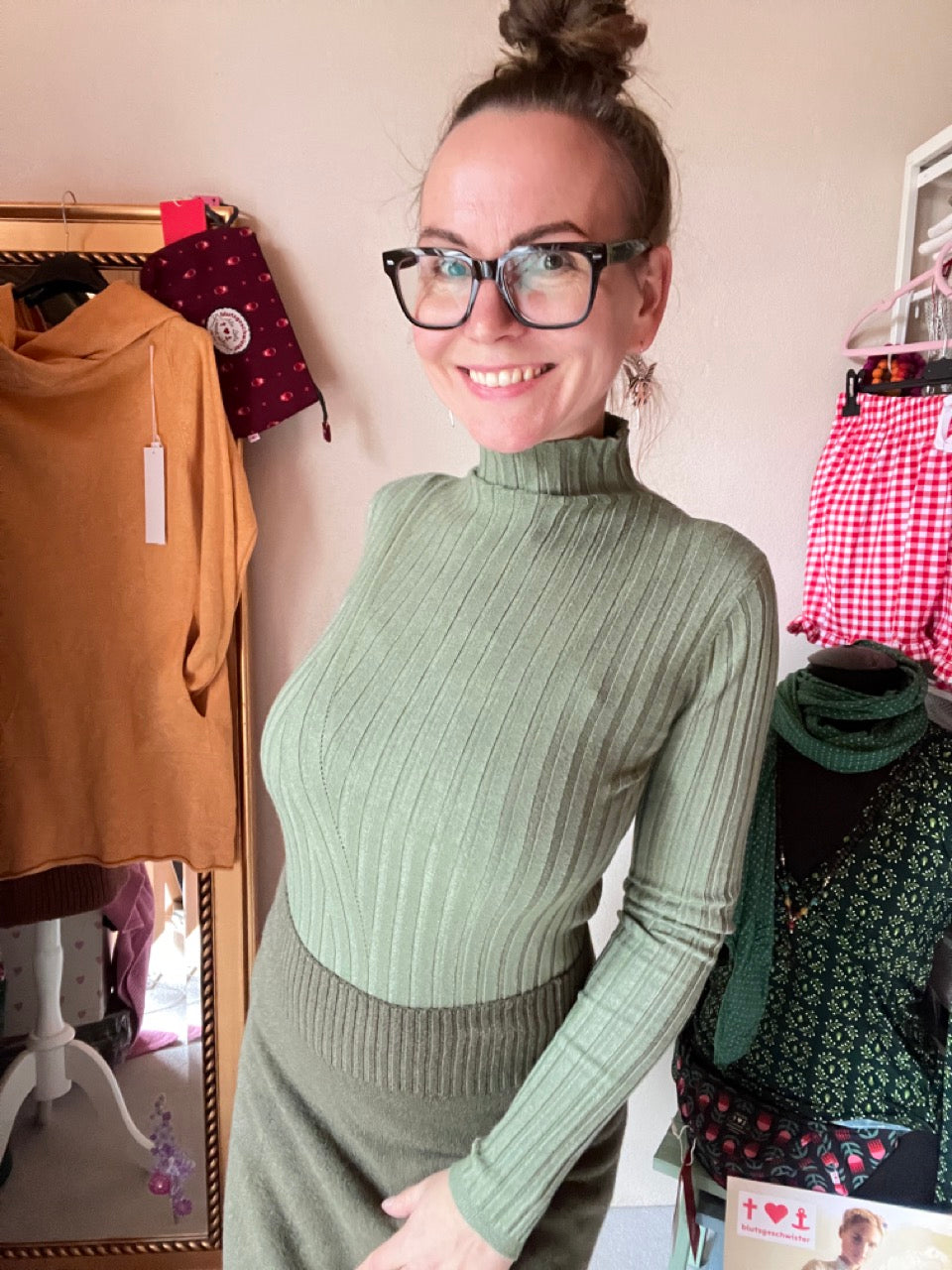 Pulli Sinja Olive Grün