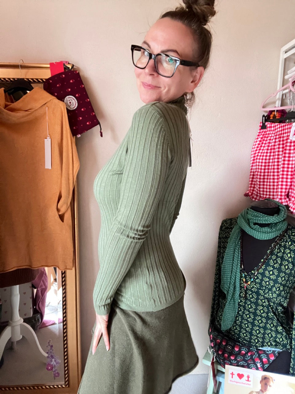 Pulli Sinja Olive Grün