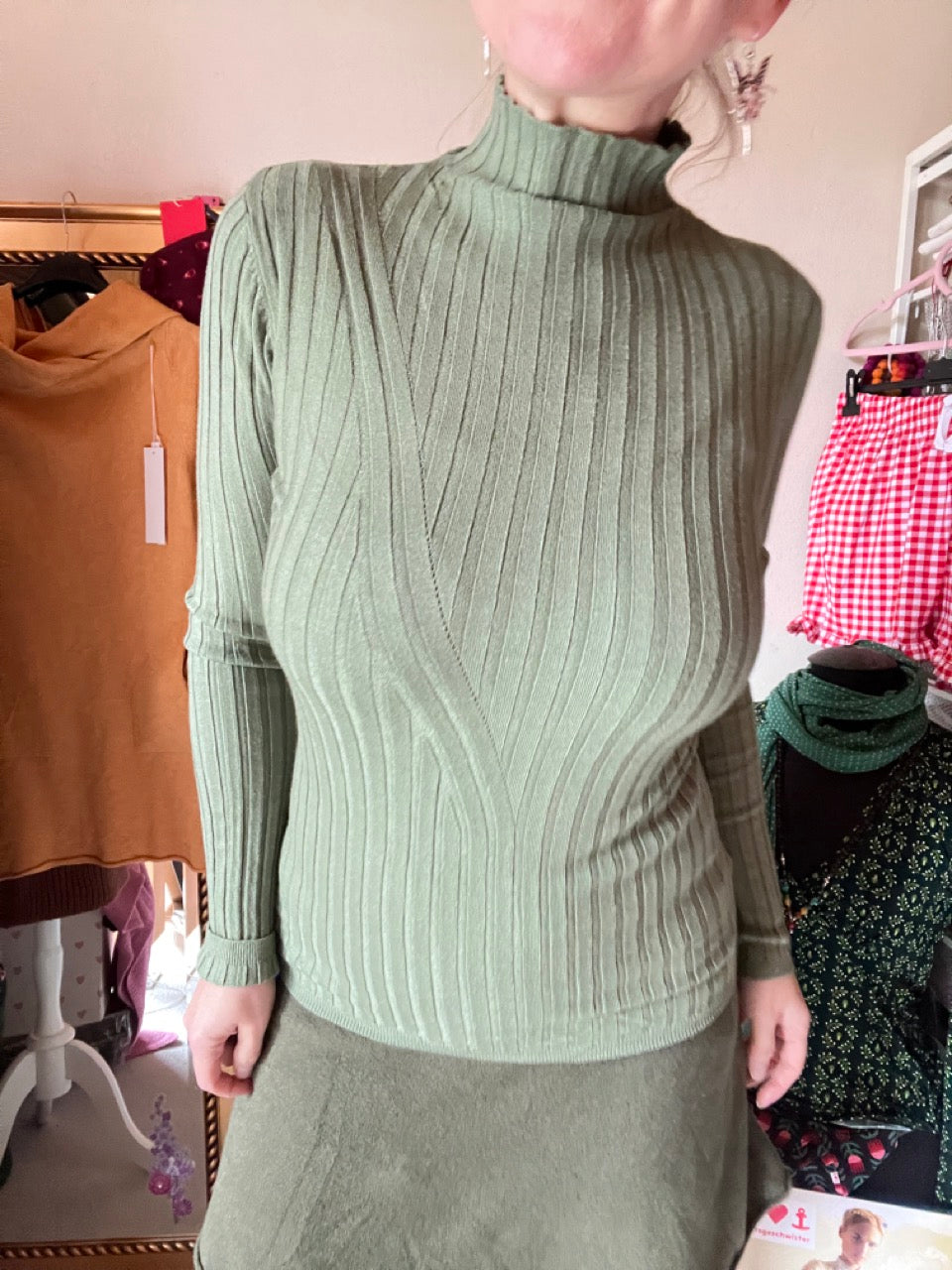 Pulli Sinja Olive Grün