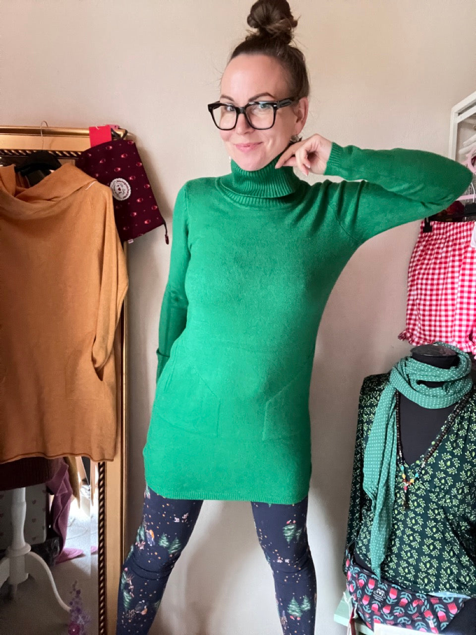 Kleid Herrlich weich Grün