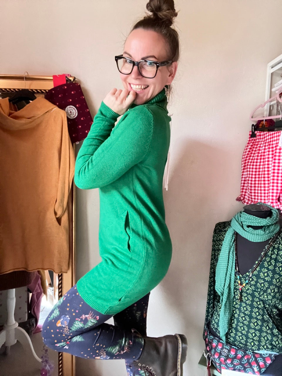 Kleid Herrlich weich Grün