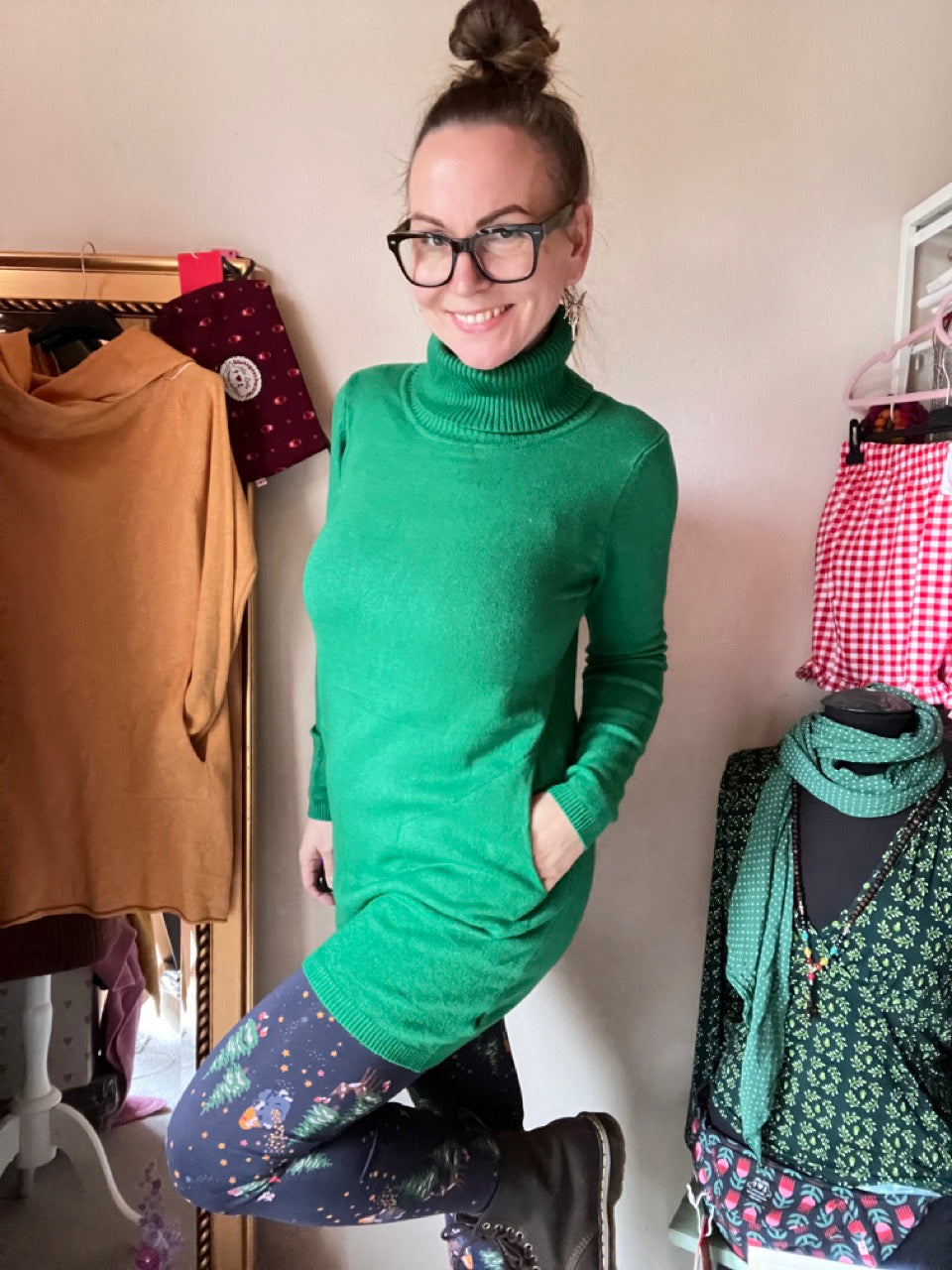 Kleid Herrlich weich Grün