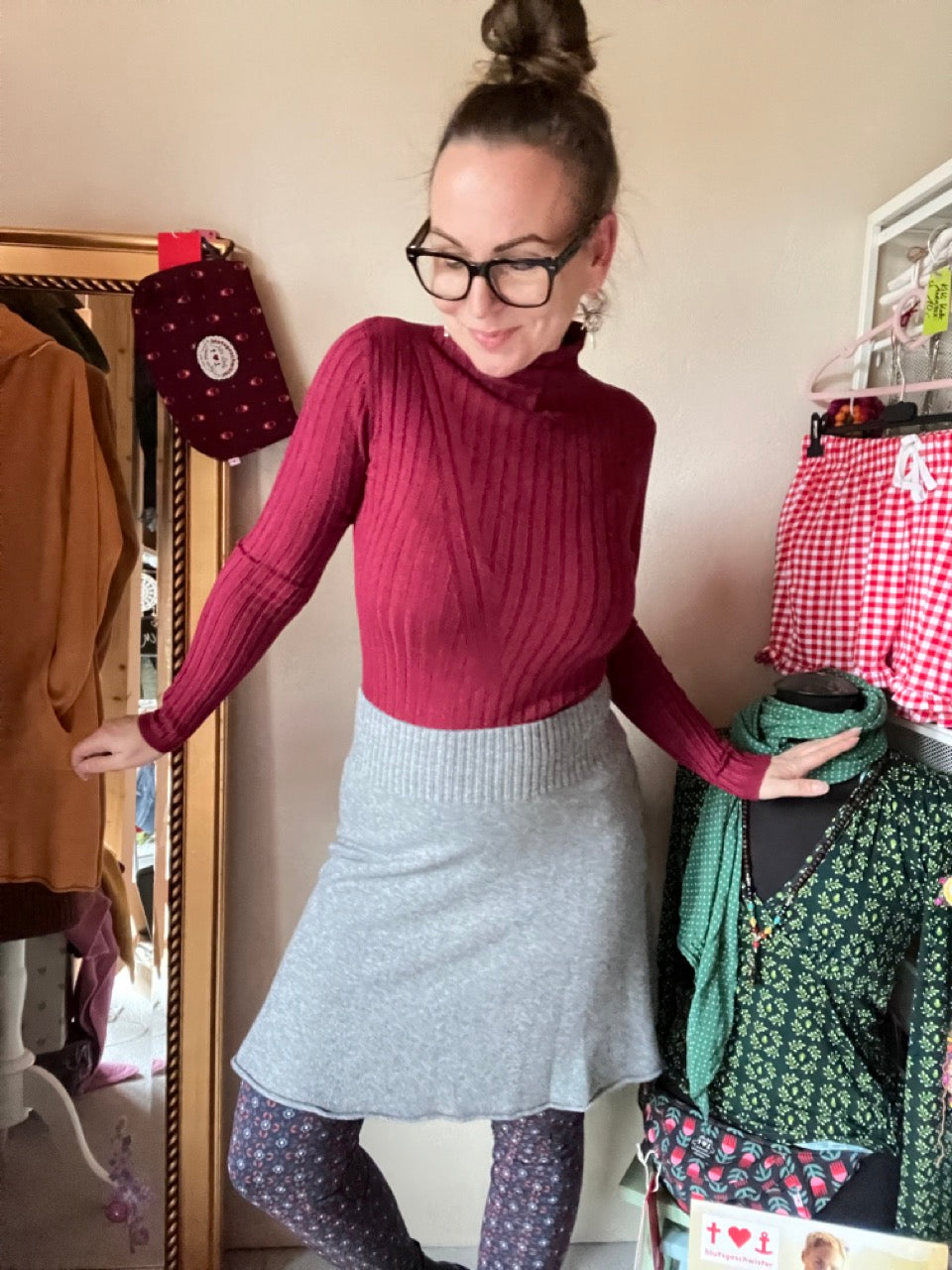 Pulli Sinja Rotviolett