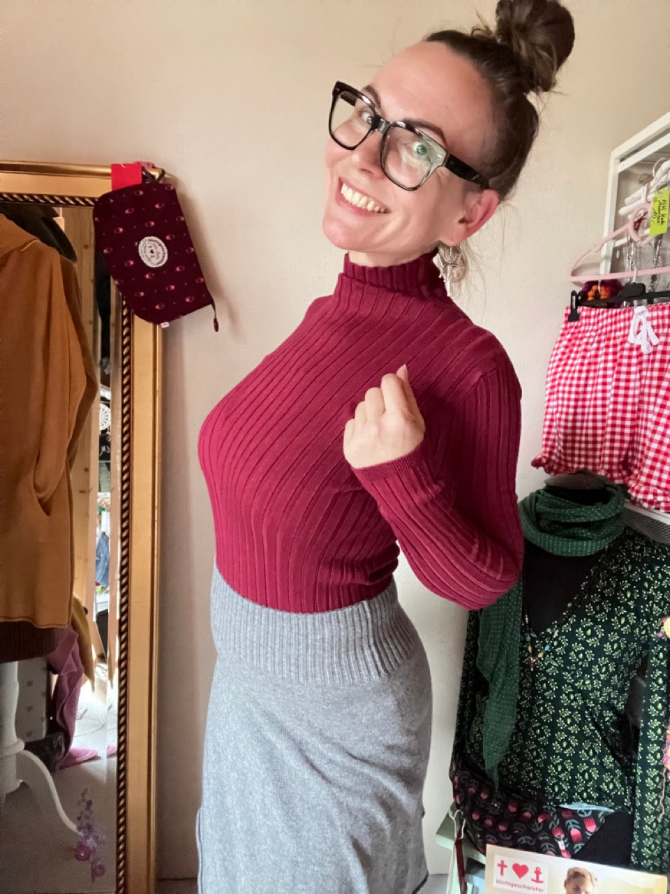 Pulli Sinja Rotviolett