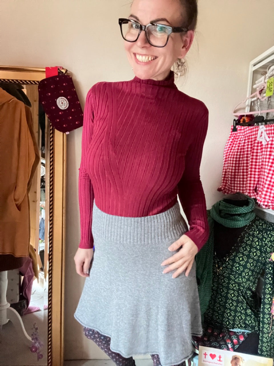 Pulli Sinja Rotviolett