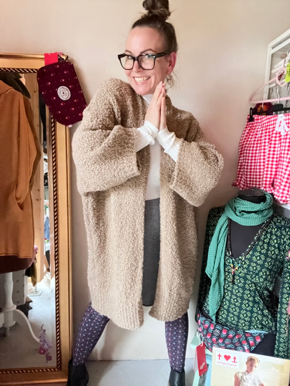 Strickjacke Lara Cappuccino
