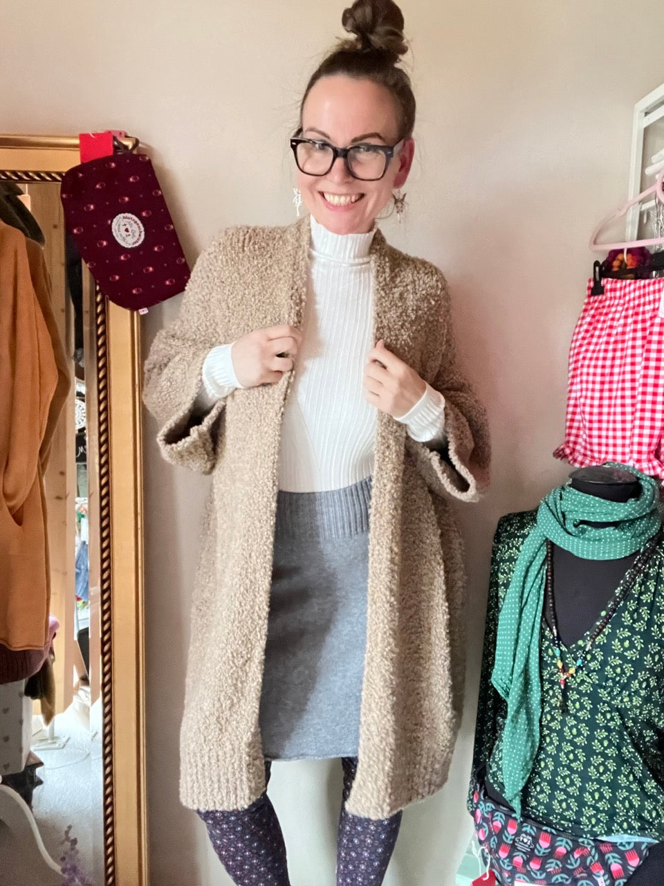 Strickjacke Lara Cappuccino