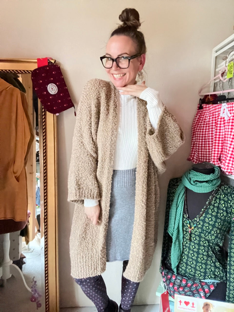 Strickjacke Lara Cappuccino