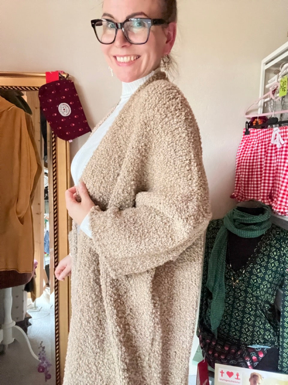 Strickjacke Lara Cappuccino