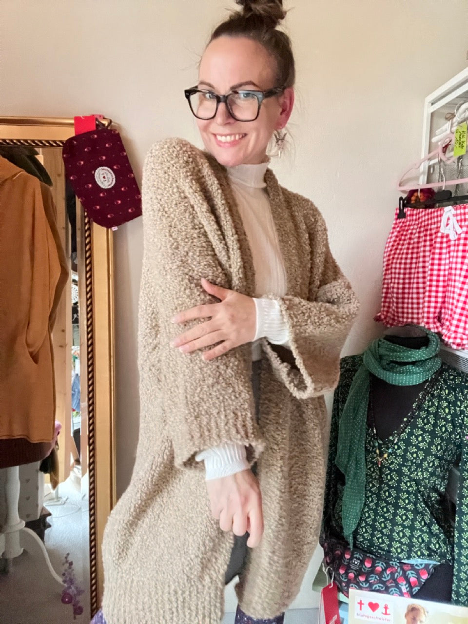 Strickjacke Lara Cappuccino
