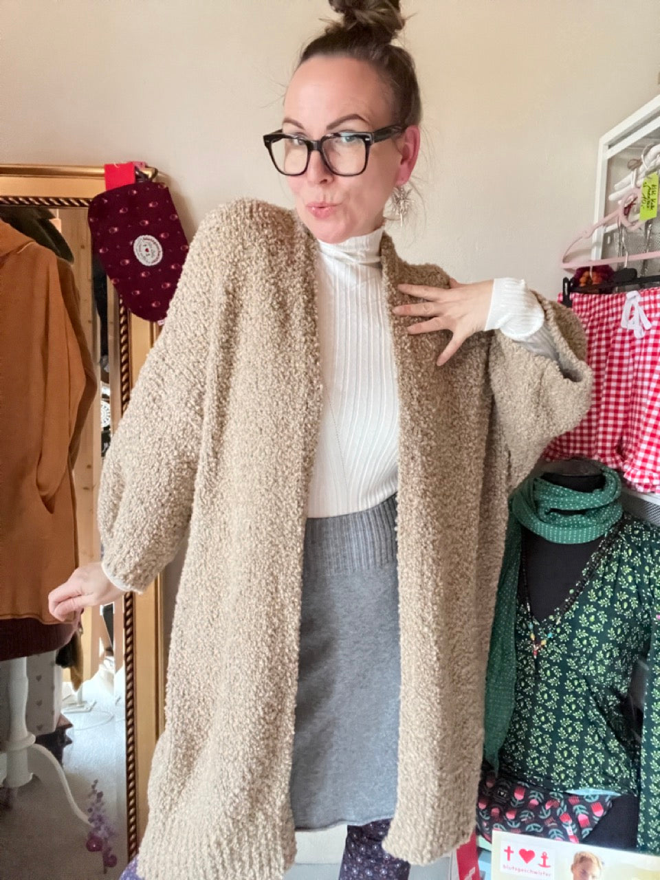 Strickjacke Lara Cappuccino