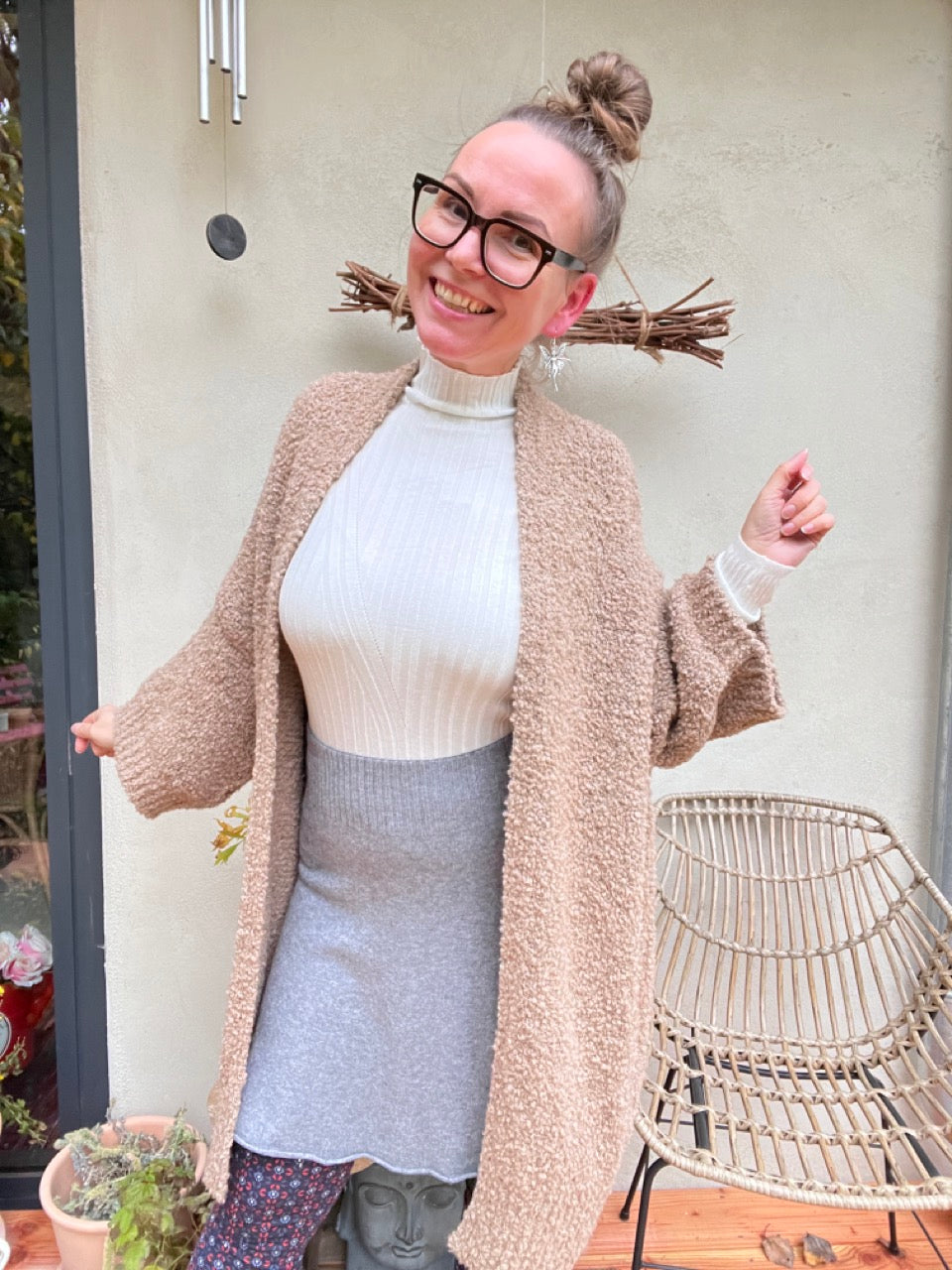 Strickjacke Lara Cappuccino