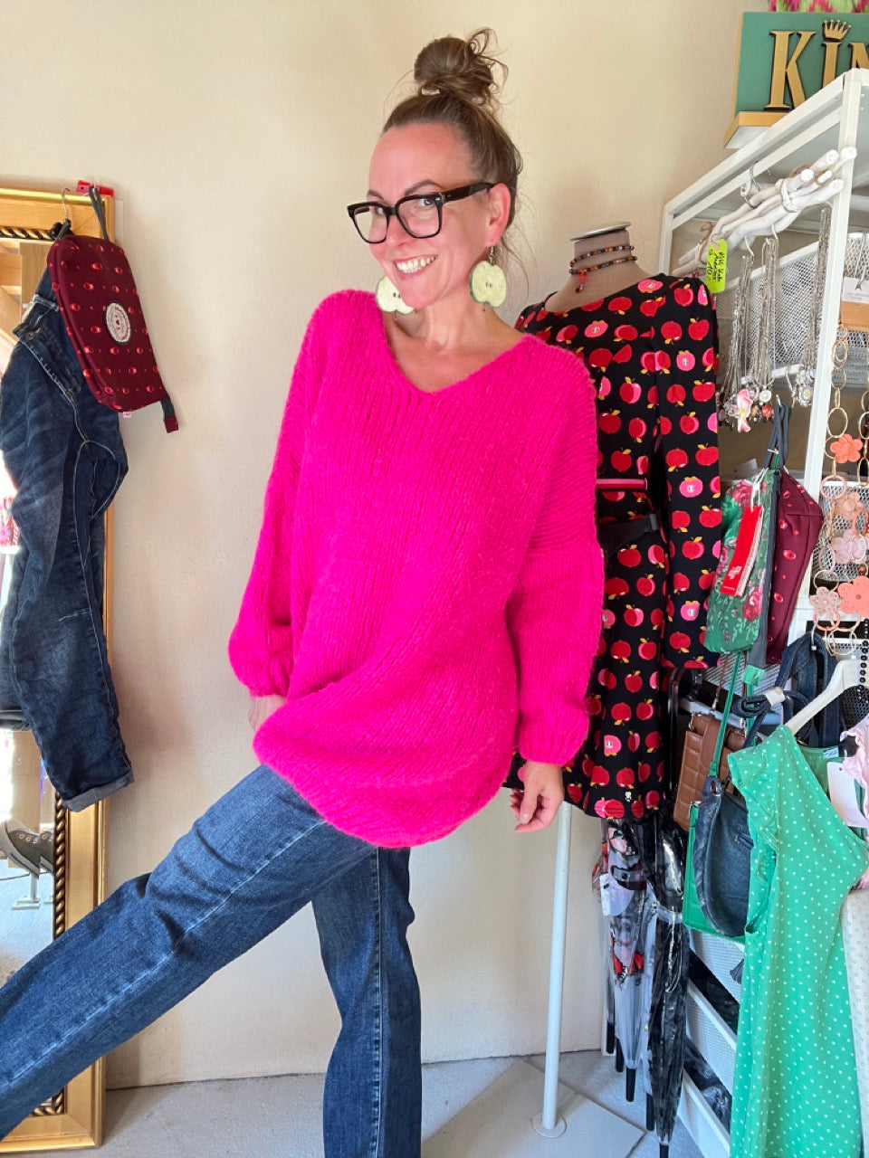 Strickpullover Loreley Pink