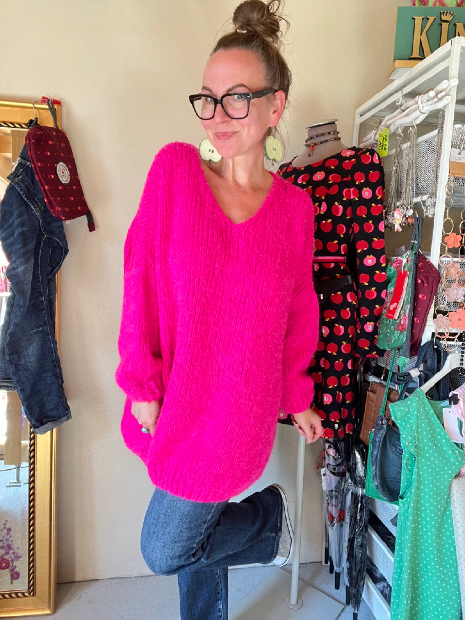 Strickpullover Loreley Pink