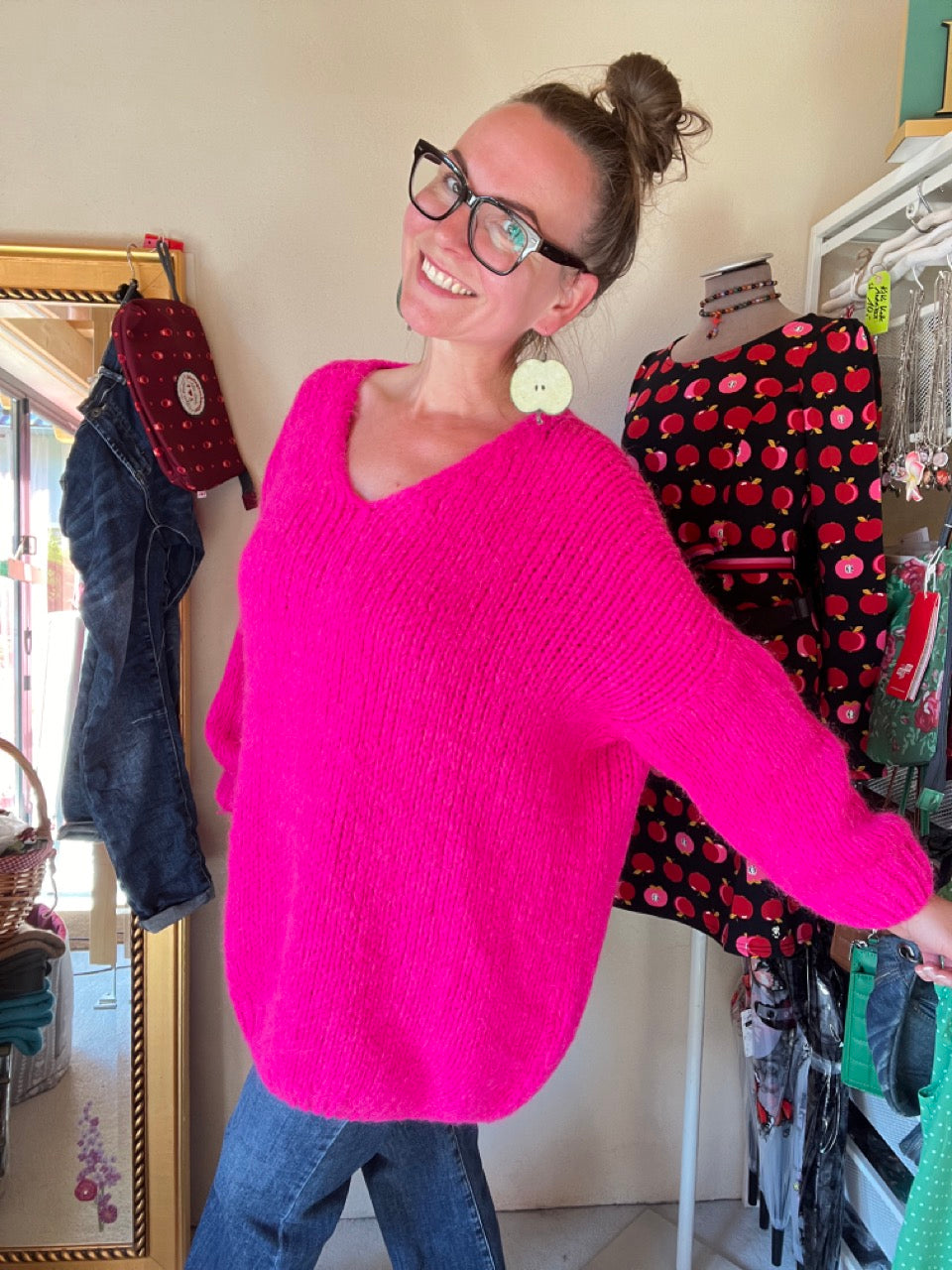 Strickpullover Loreley Pink