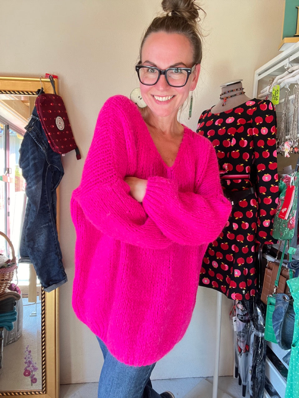 Strickpullover Loreley Pink