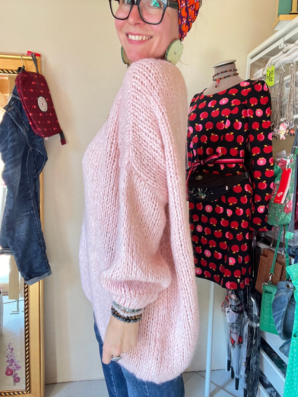 Strickpullover Loreley Zart Rose