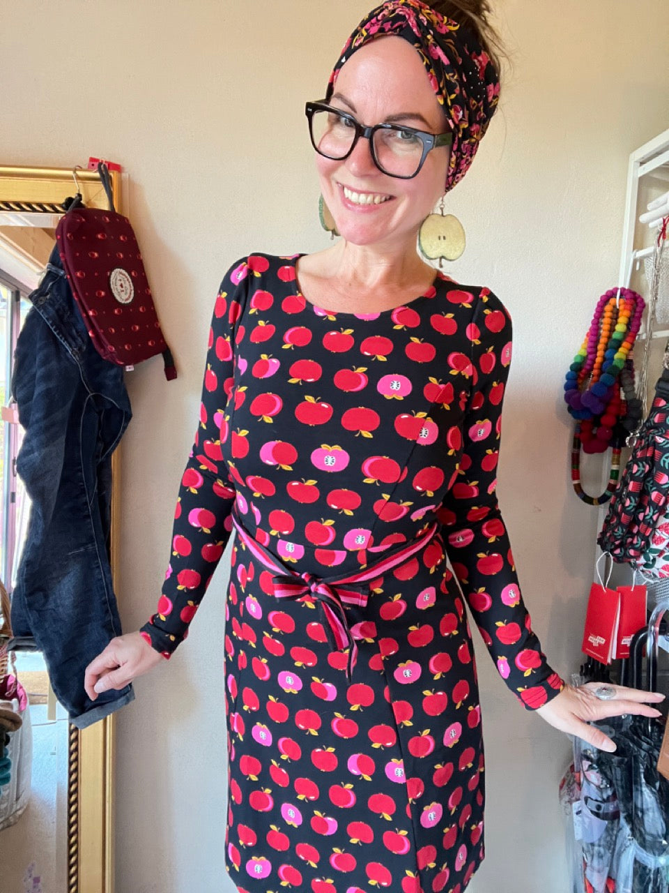 Kleid Apfelbäckchen Schwarz