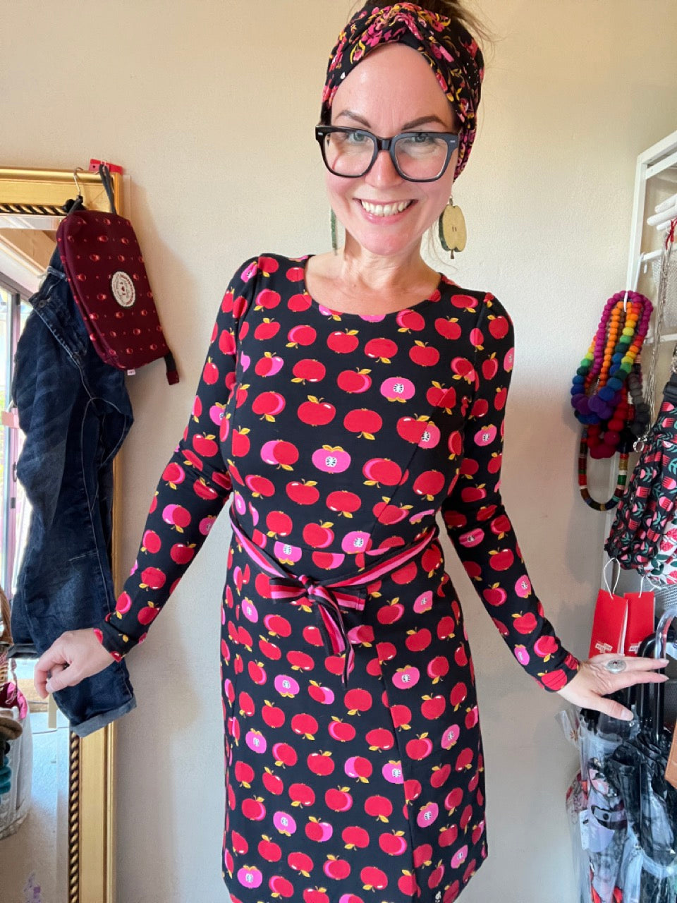Kleid Apfelbäckchen Schwarz