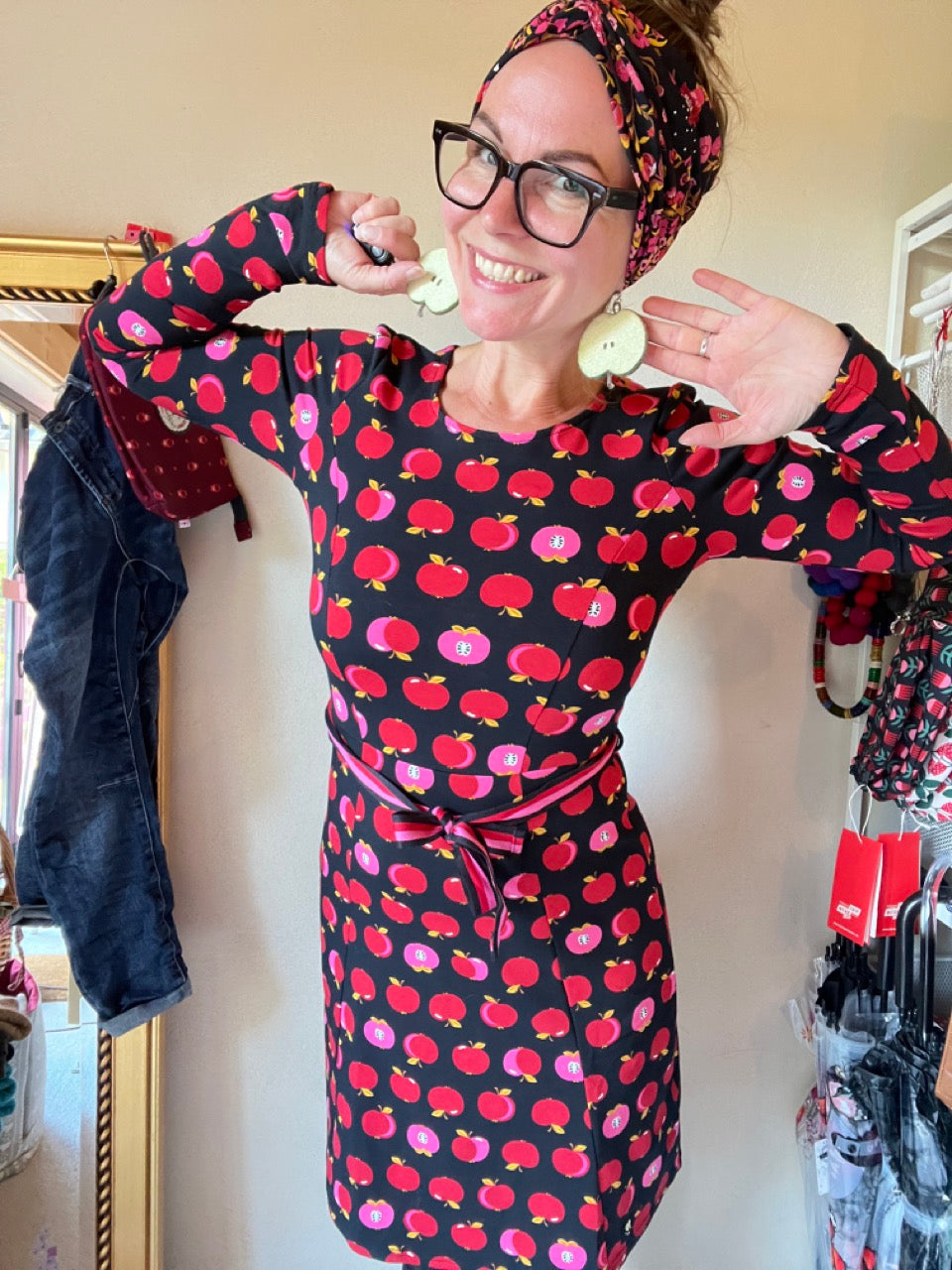Kleid Apfelbäckchen Schwarz