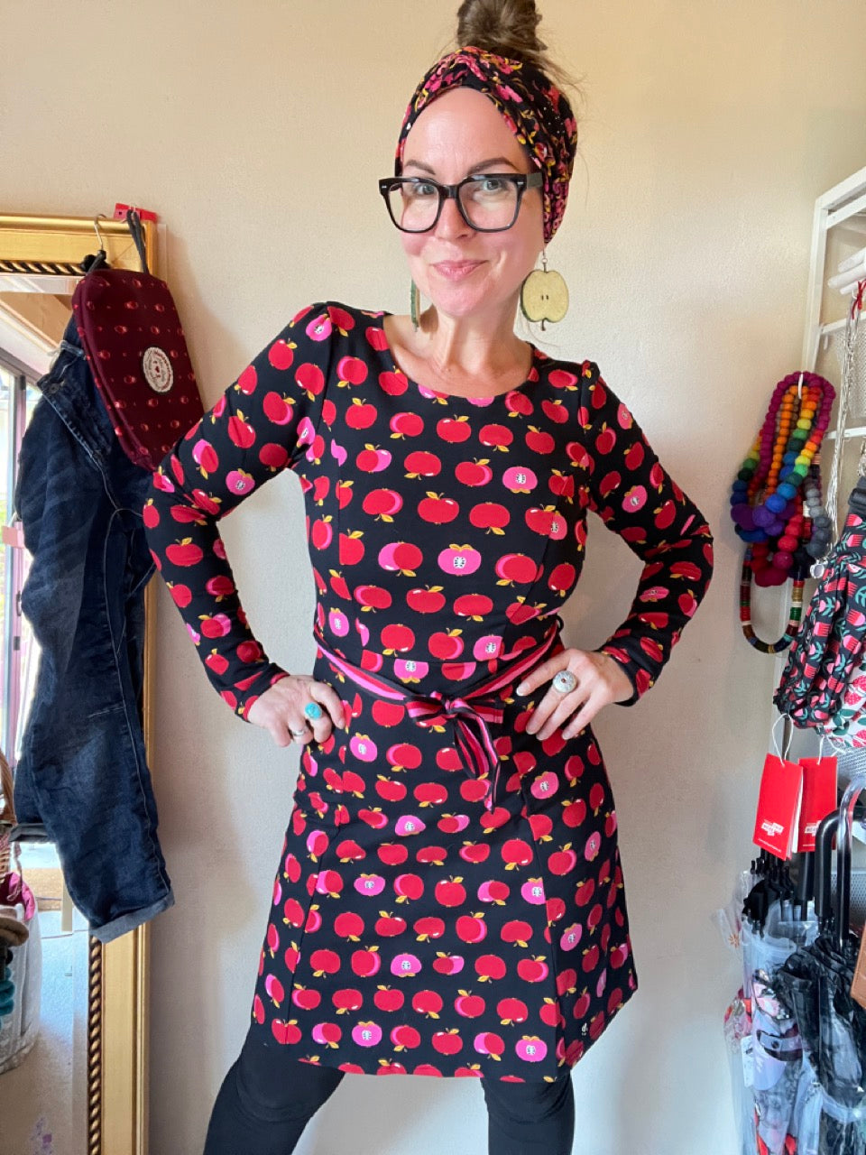 Kleid Apfelbäckchen Schwarz