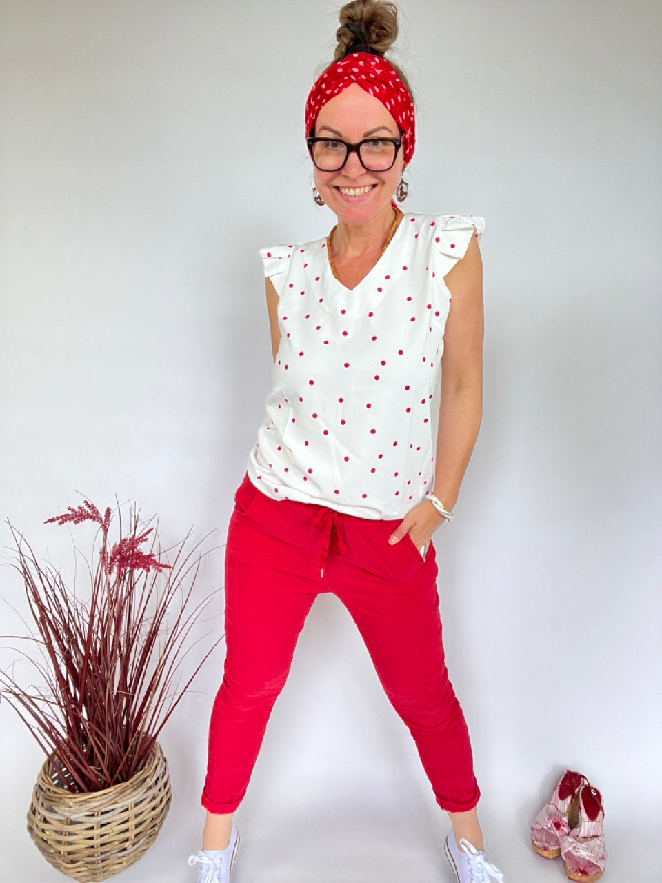 Jogpants Nice Style Rot