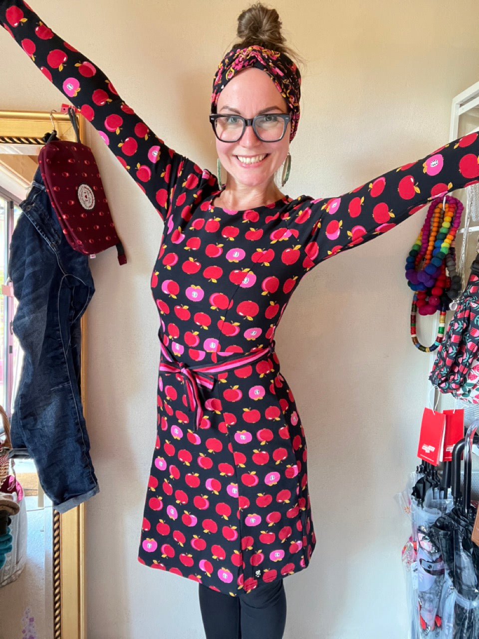 Kleid Apfelbäckchen Schwarz