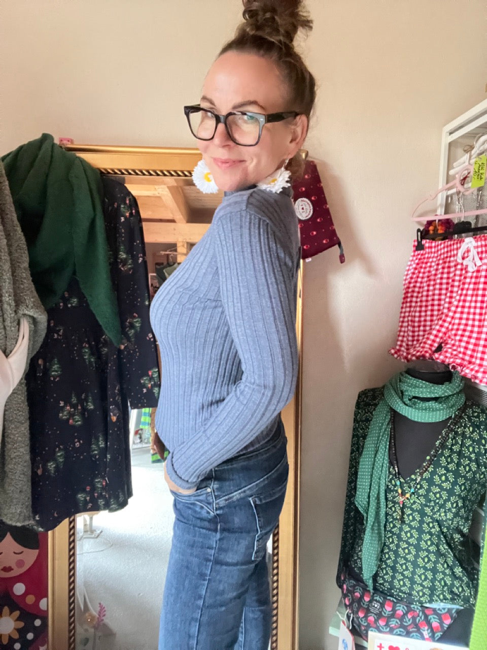 Pulli Sinja Jeansblau