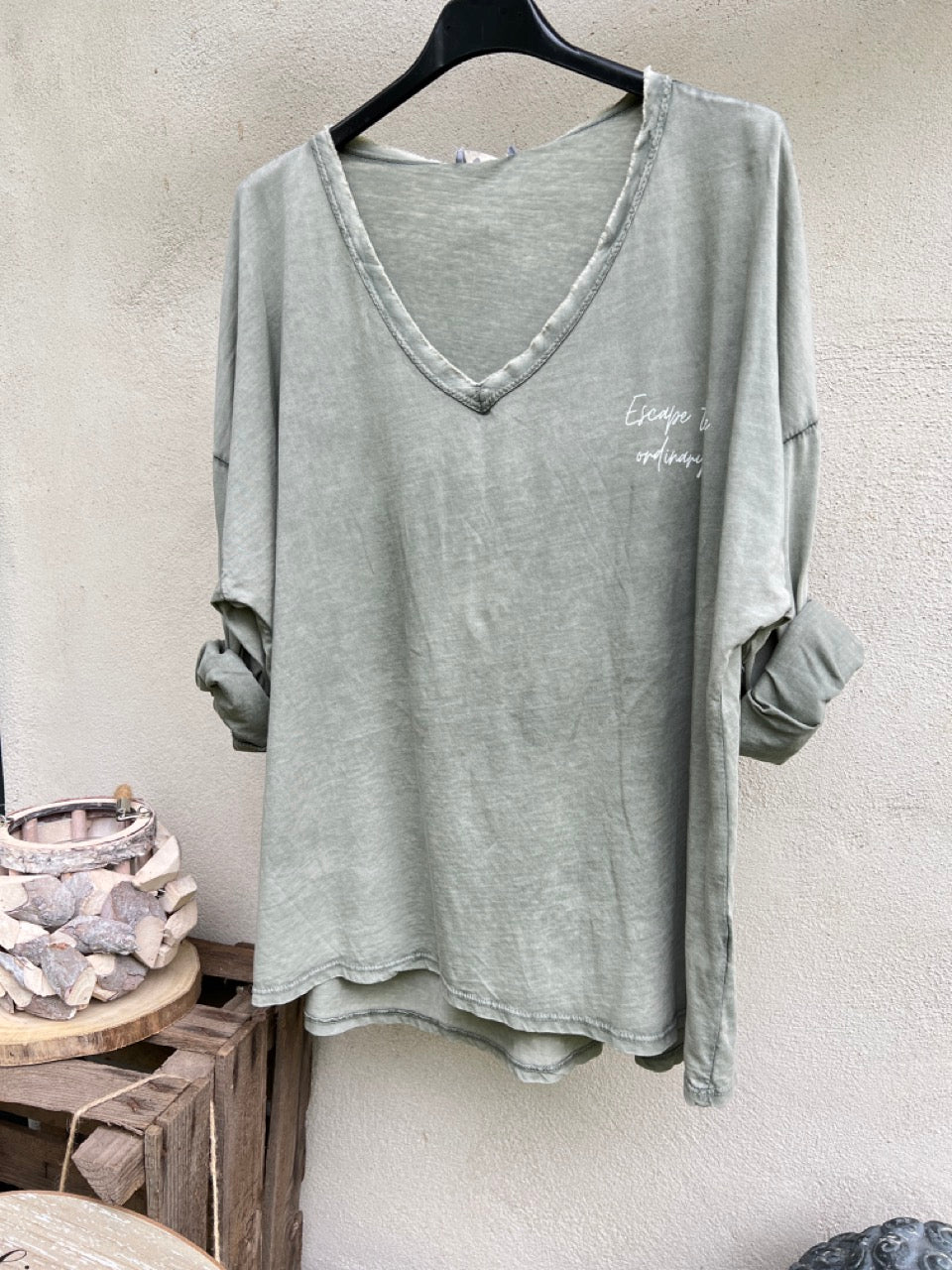 Langarm Shirt Greta in verschiedenen Farben