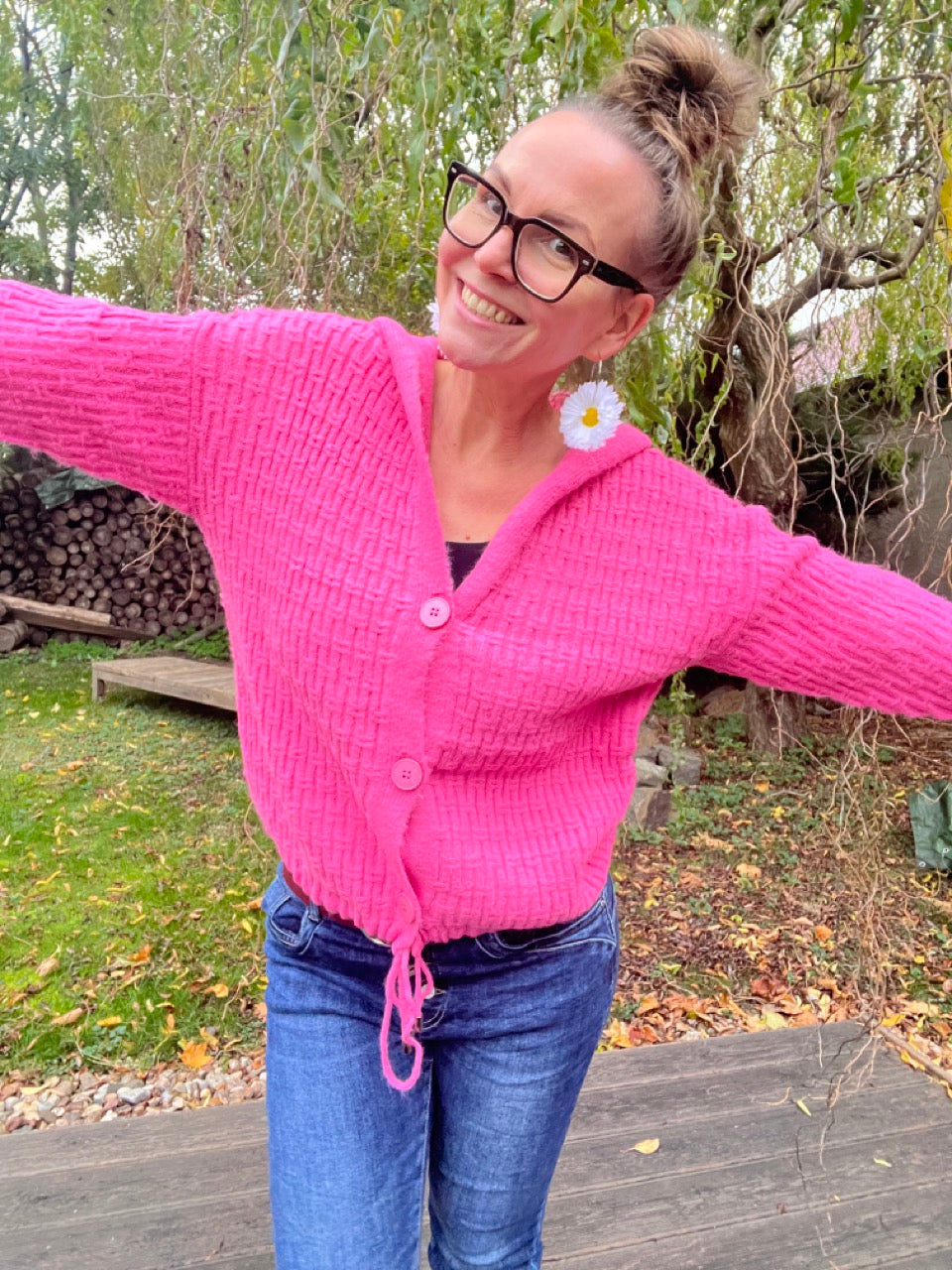 Strickjacke Madame Marie Pink